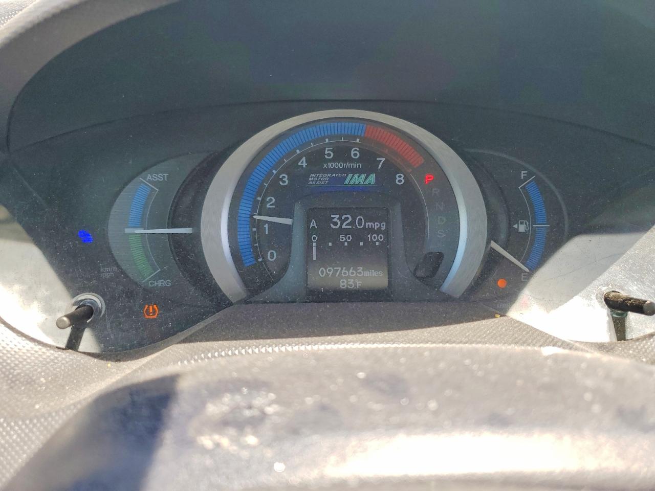 2010 Honda Insight Charcoal vin: JHMZE2H71AS002916