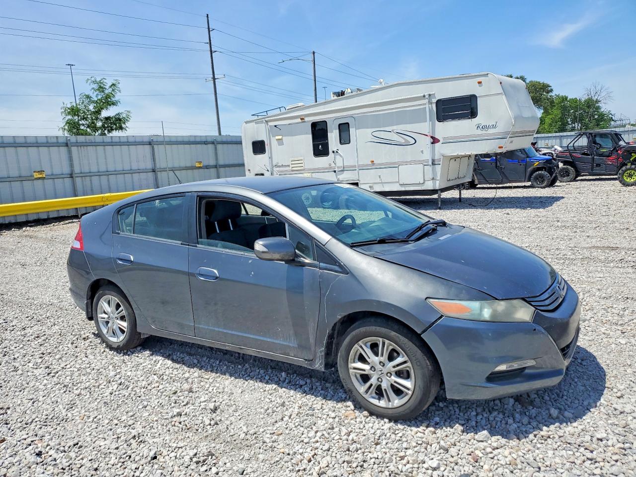 2010 Honda Insight Charcoal vin: JHMZE2H71AS002916