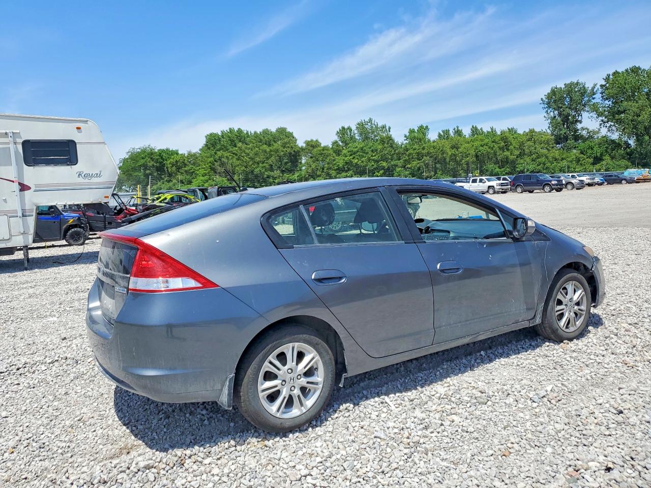 2010 Honda Insight Charcoal vin: JHMZE2H71AS002916