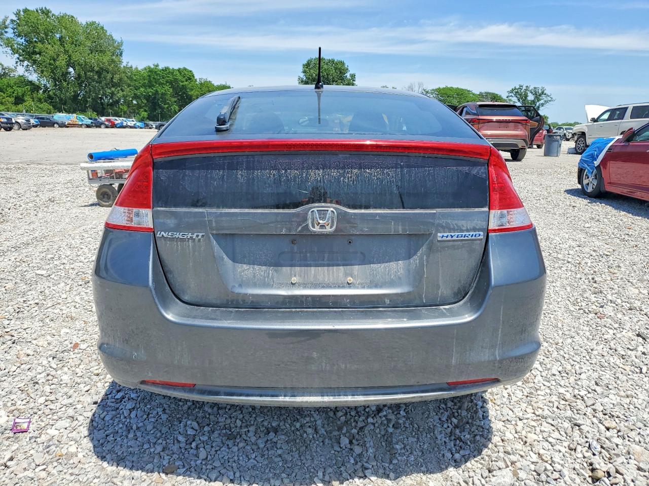 2010 Honda Insight Charcoal vin: JHMZE2H71AS002916