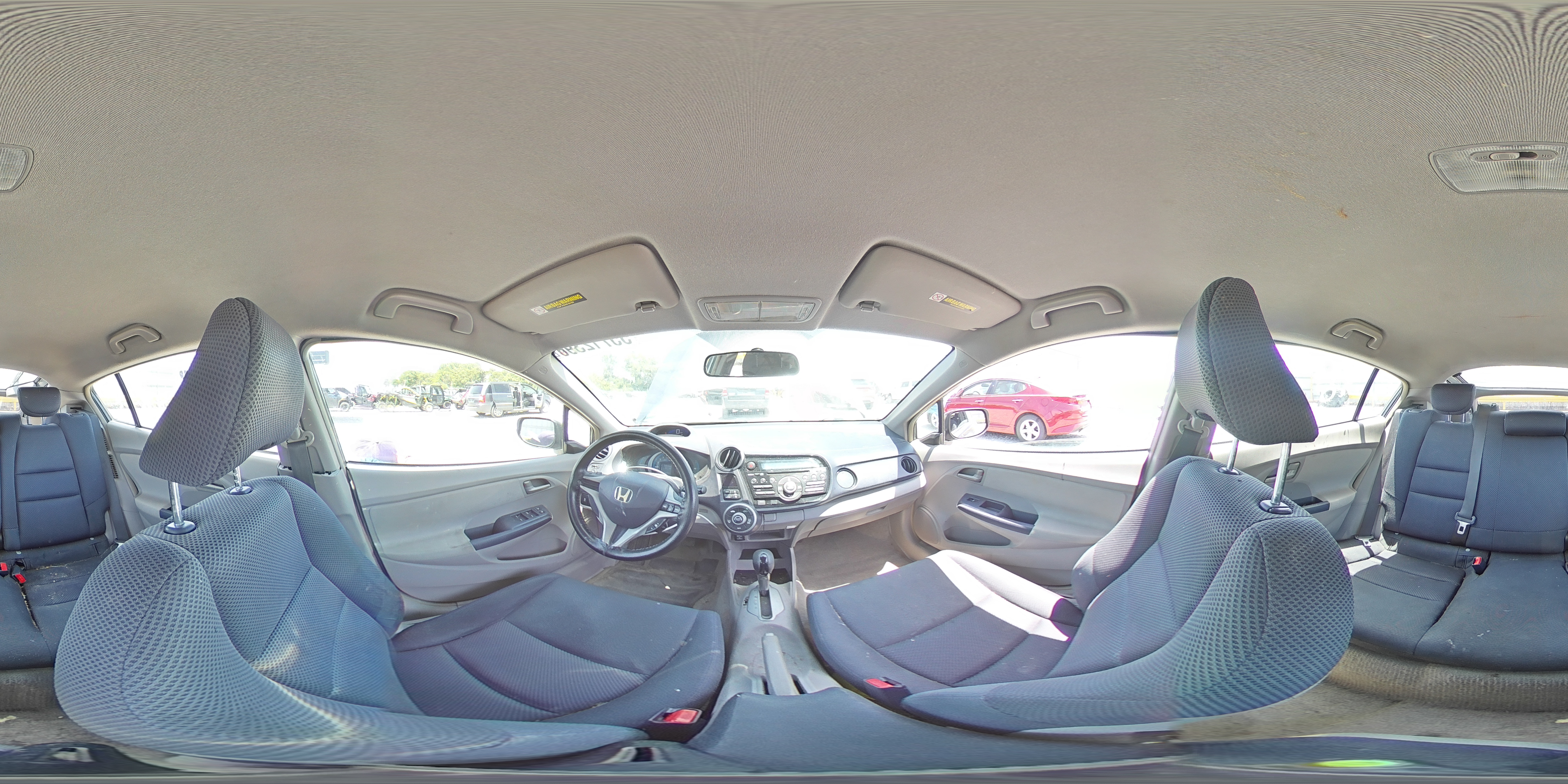 2010 Honda Insight Charcoal vin: JHMZE2H71AS002916