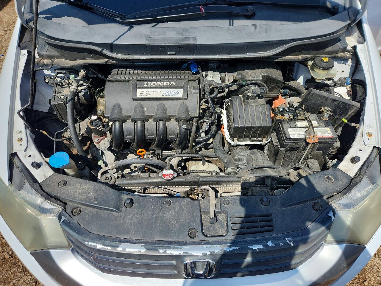 2010 Honda Insight Ex White vin: JHMZE2H71AS006089