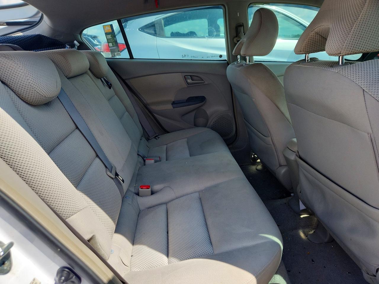 2010 Honda Insight Ex White vin: JHMZE2H71AS006089