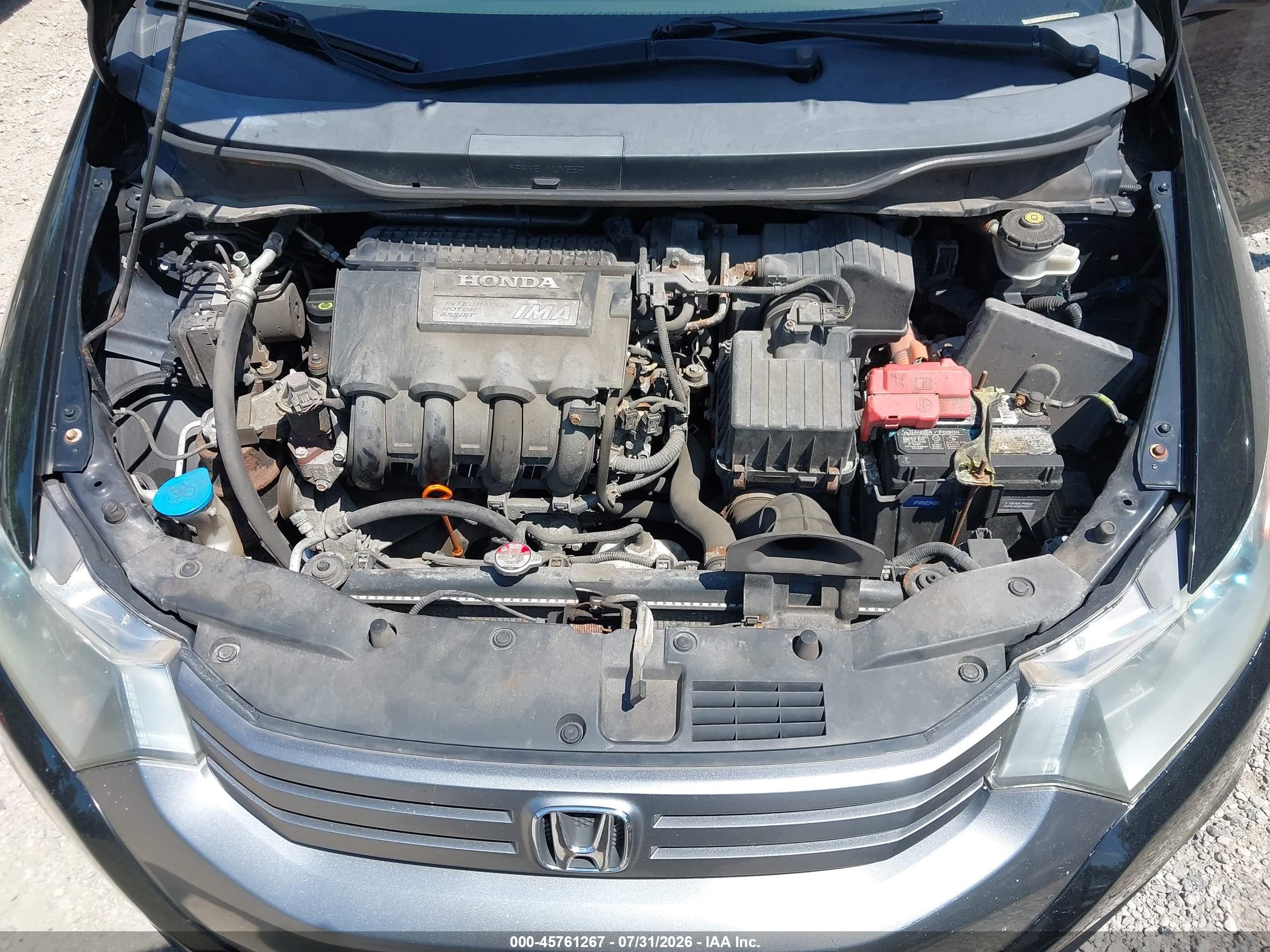 2010 Honda Insight Ex Черный vin: JHMZE2H71AS023958