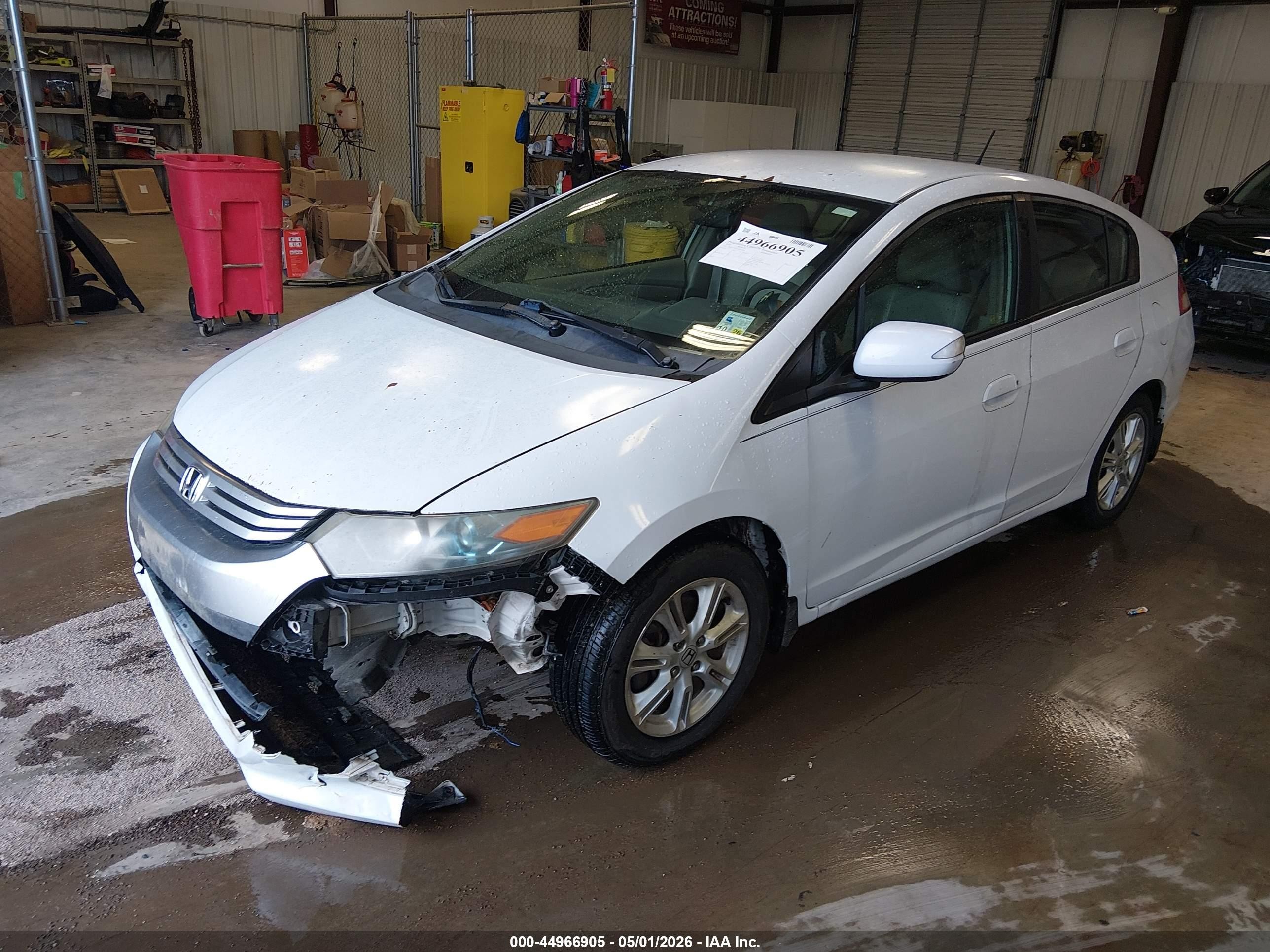 2010 Honda Insight Ex Белый vin: JHMZE2H71AS025502