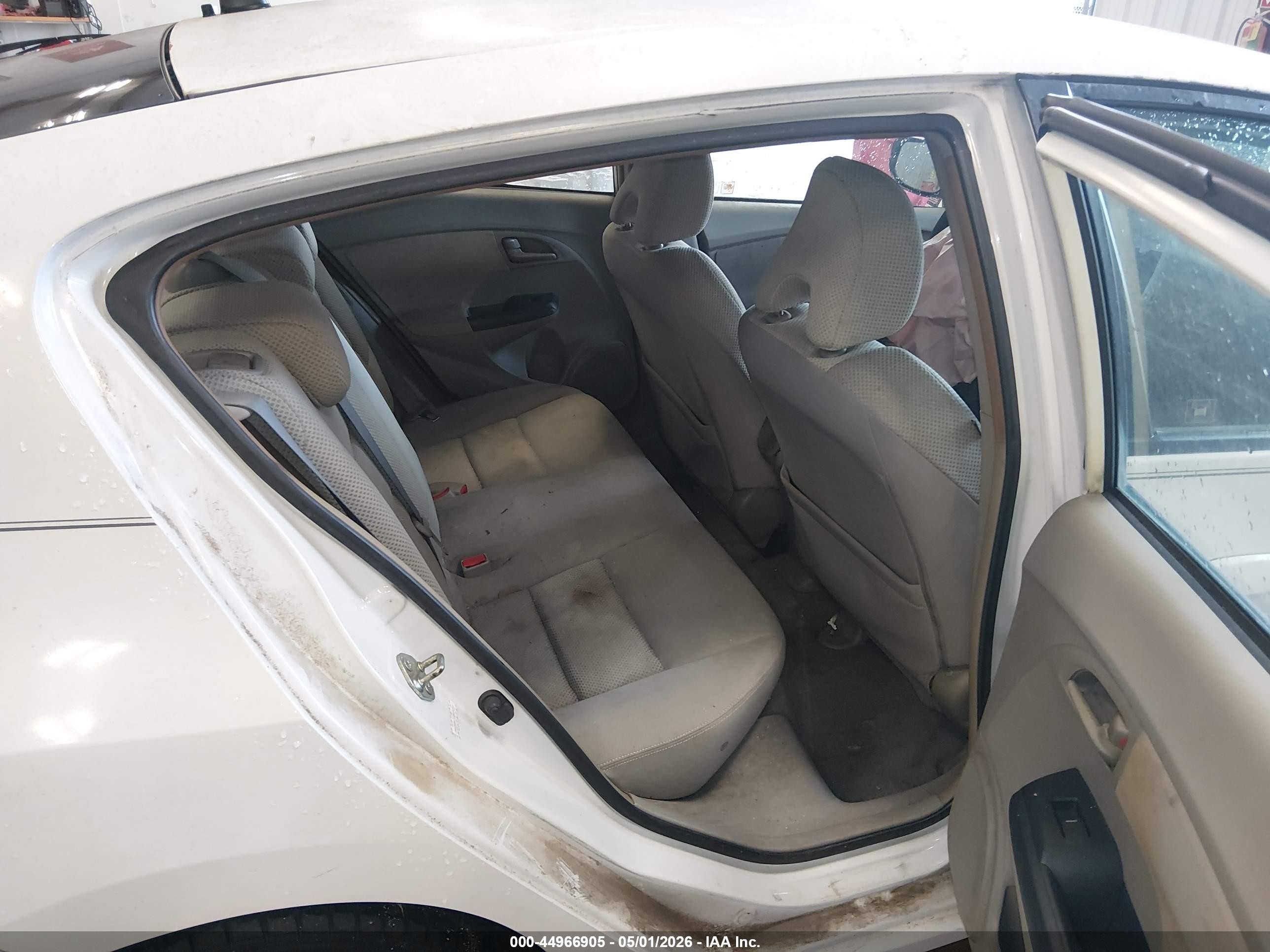 2010 Honda Insight Ex Белый vin: JHMZE2H71AS025502