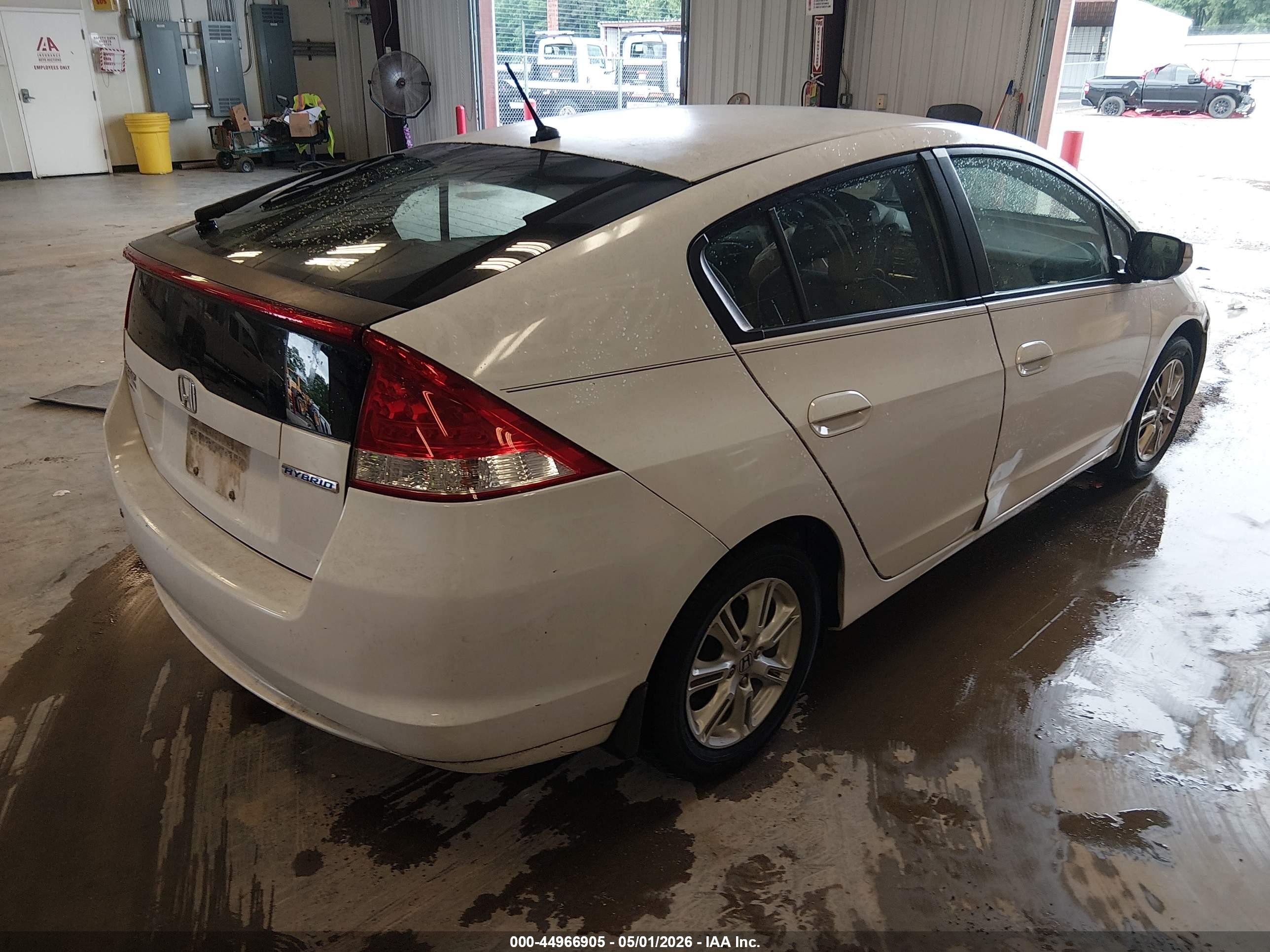 2010 Honda Insight Ex Белый vin: JHMZE2H71AS025502