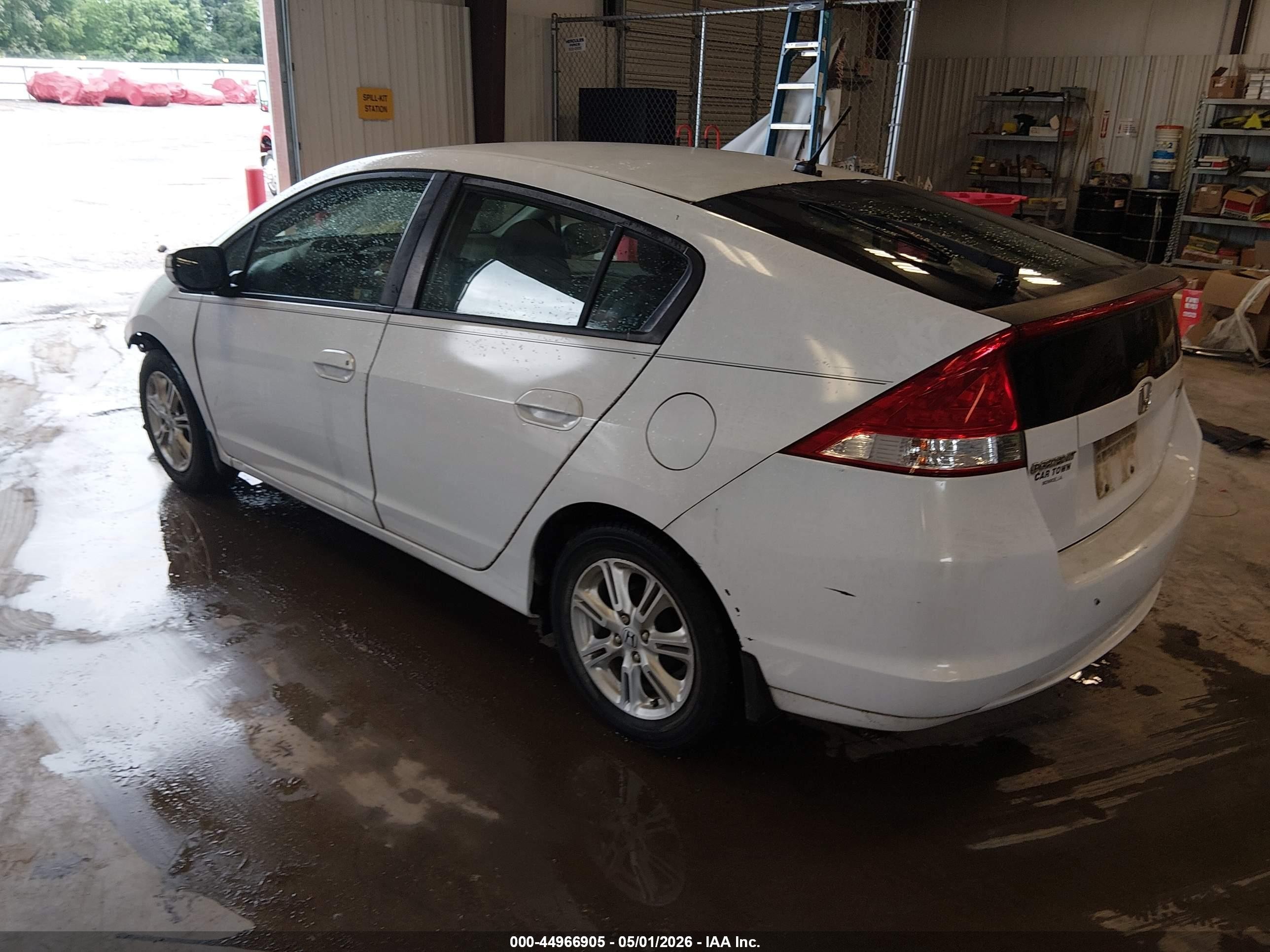2010 Honda Insight Ex Белый vin: JHMZE2H71AS025502