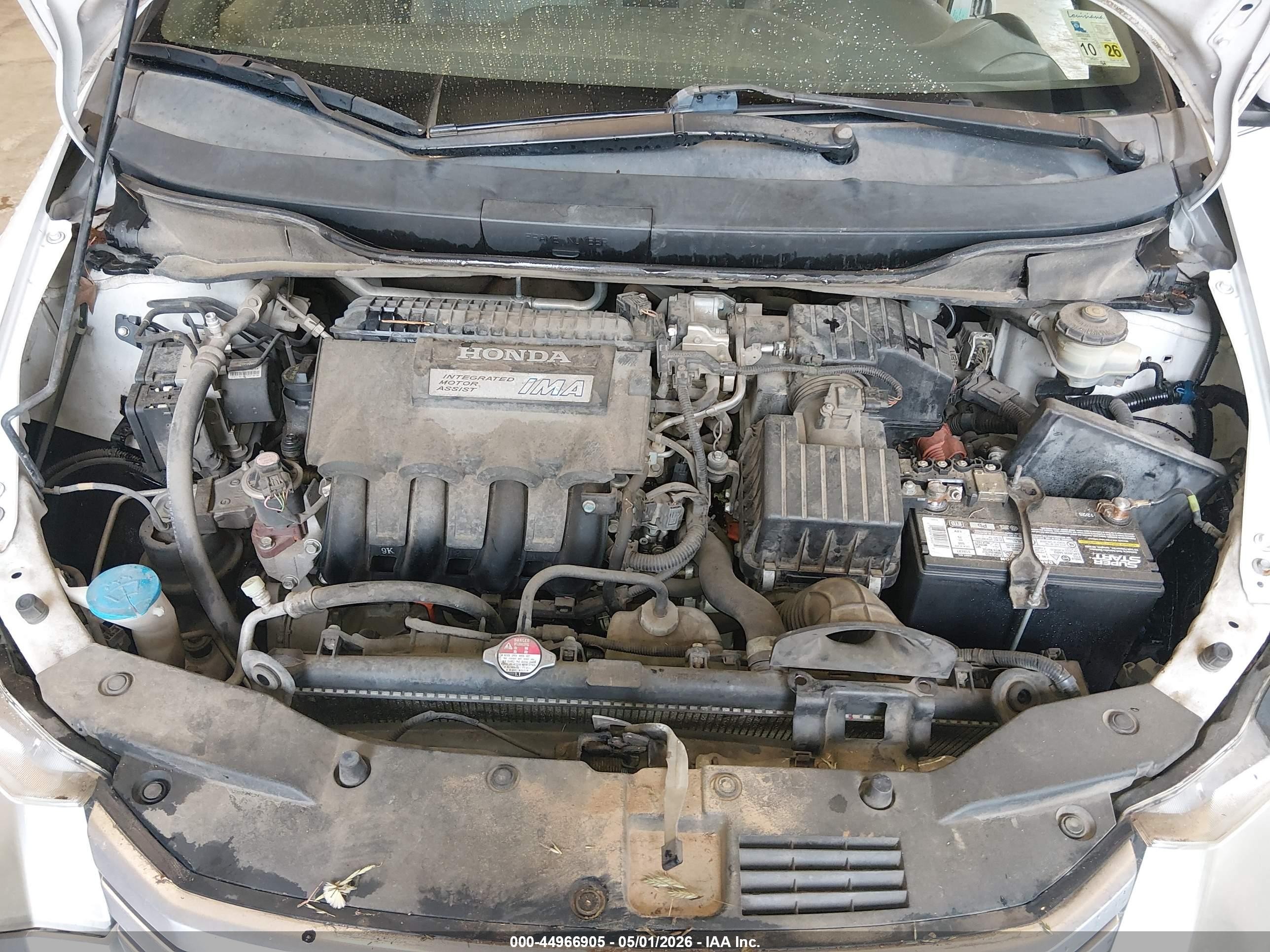 2010 Honda Insight Ex Белый vin: JHMZE2H71AS025502