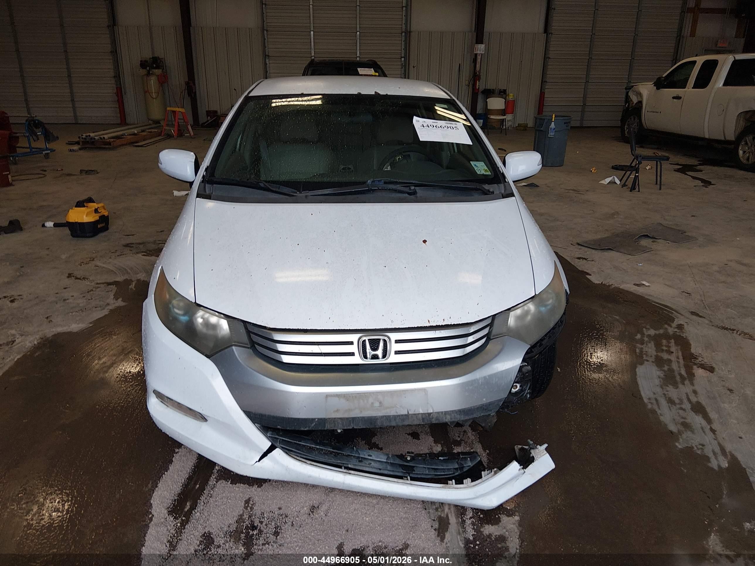 2010 Honda Insight Ex Белый vin: JHMZE2H71AS025502