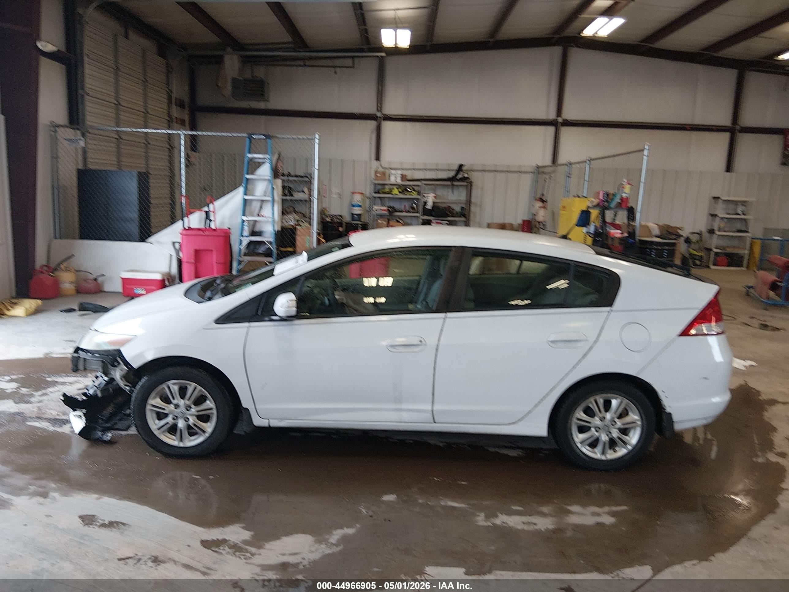 2010 Honda Insight Ex Белый vin: JHMZE2H71AS025502