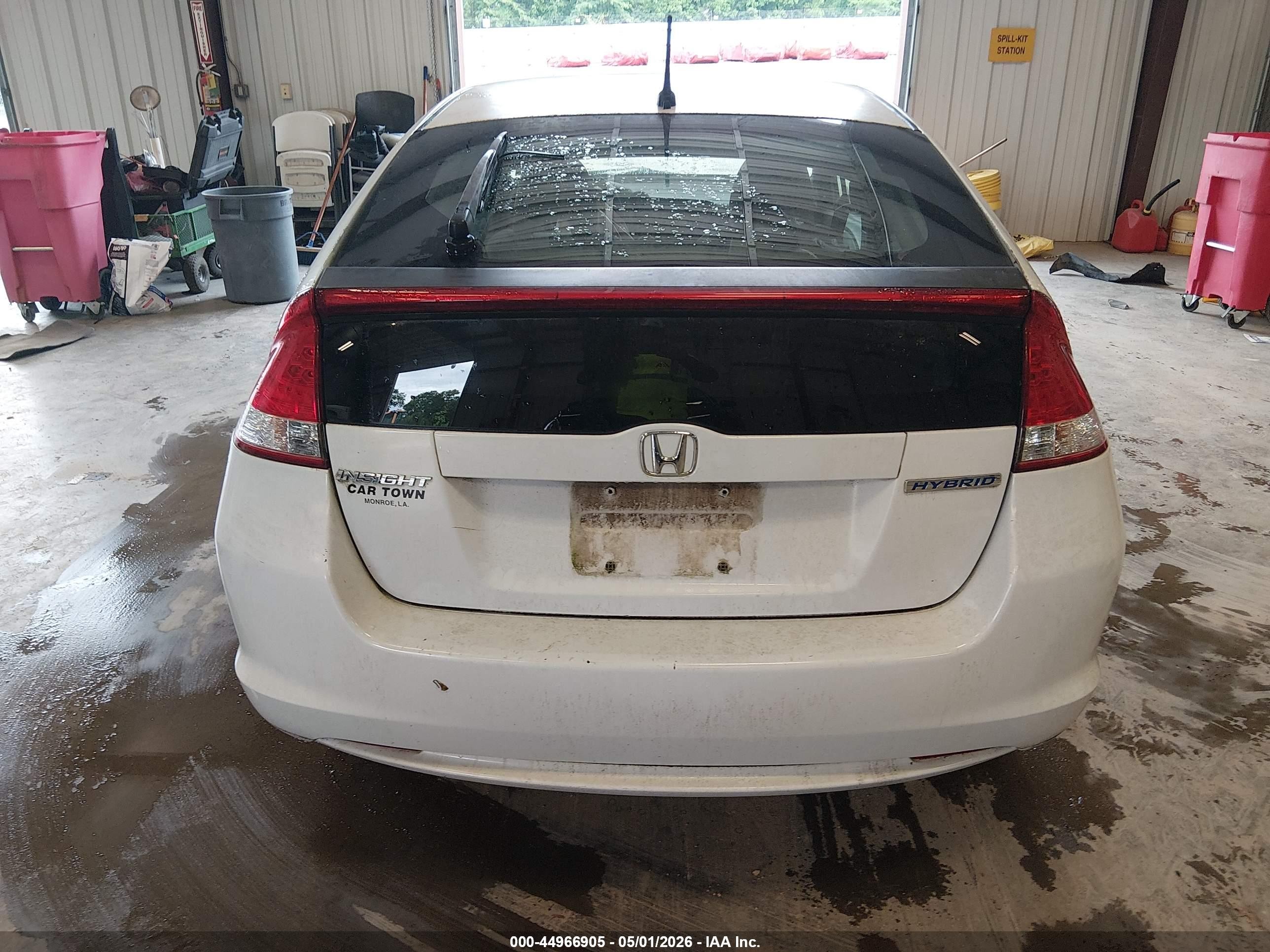 2010 Honda Insight Ex Белый vin: JHMZE2H71AS025502
