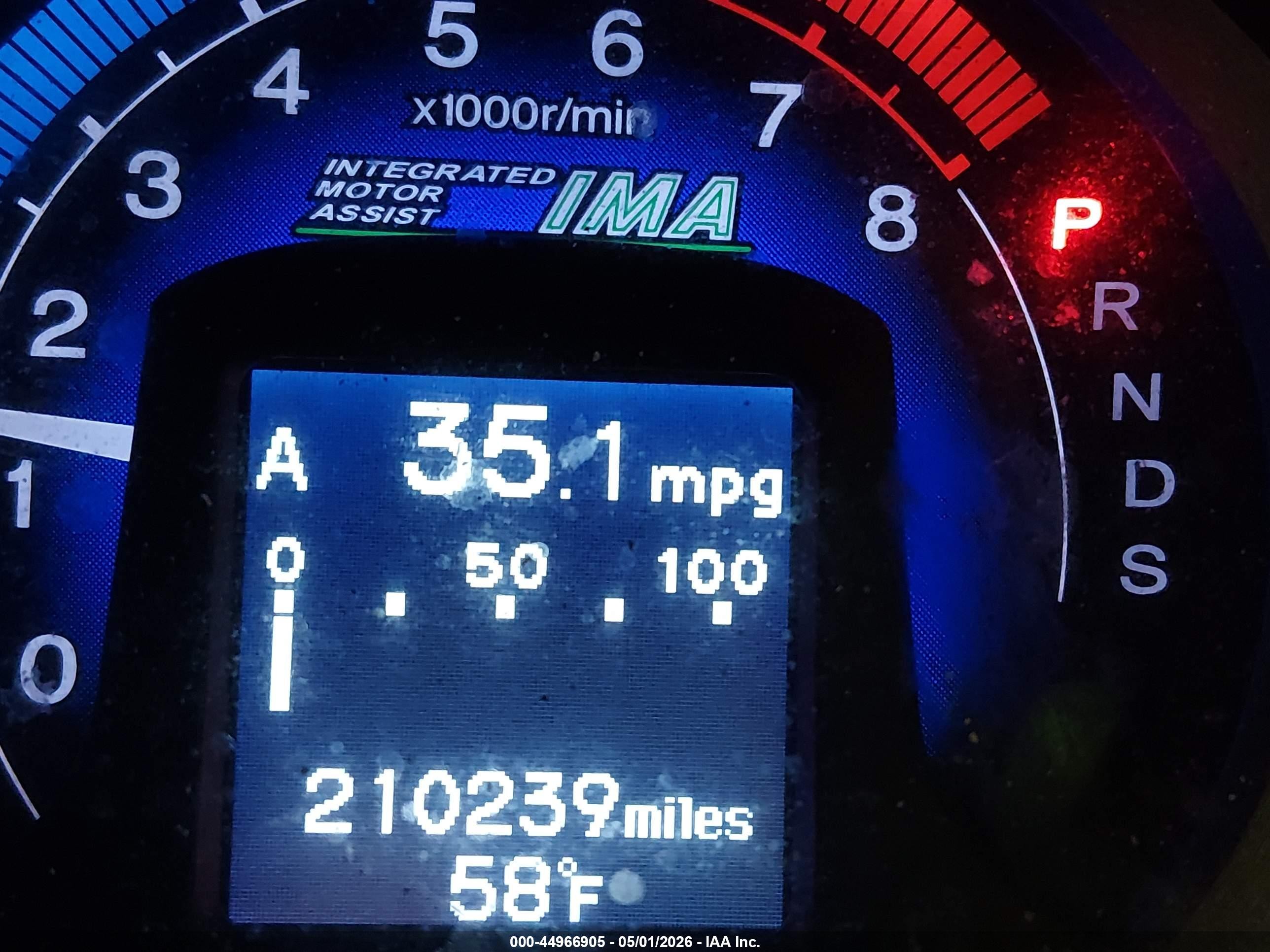 2010 Honda Insight Ex Белый vin: JHMZE2H71AS025502
