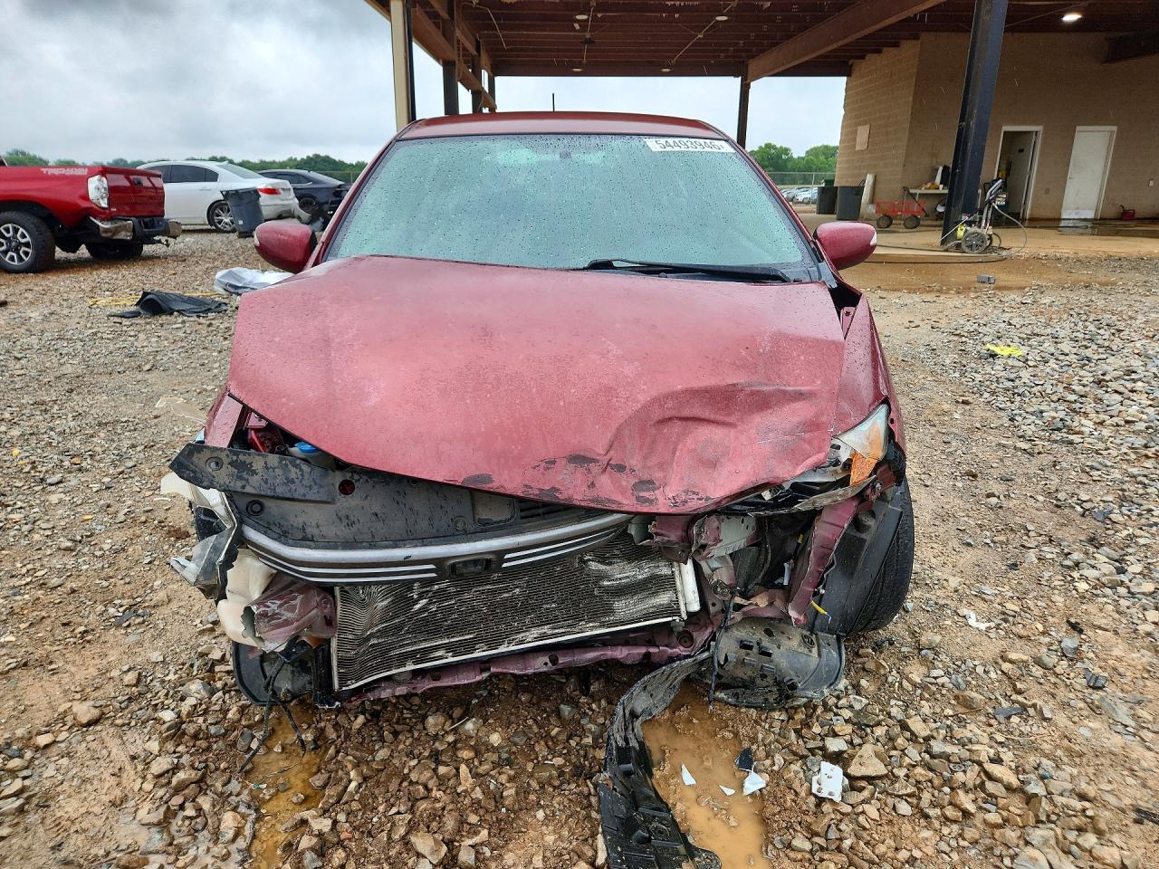 2010 Honda Insight Ex Red vin: JHMZE2H71AS028142