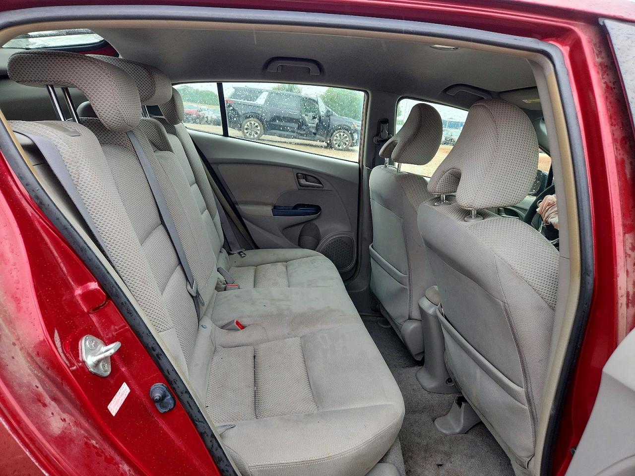 2010 Honda Insight Ex Red vin: JHMZE2H71AS028142