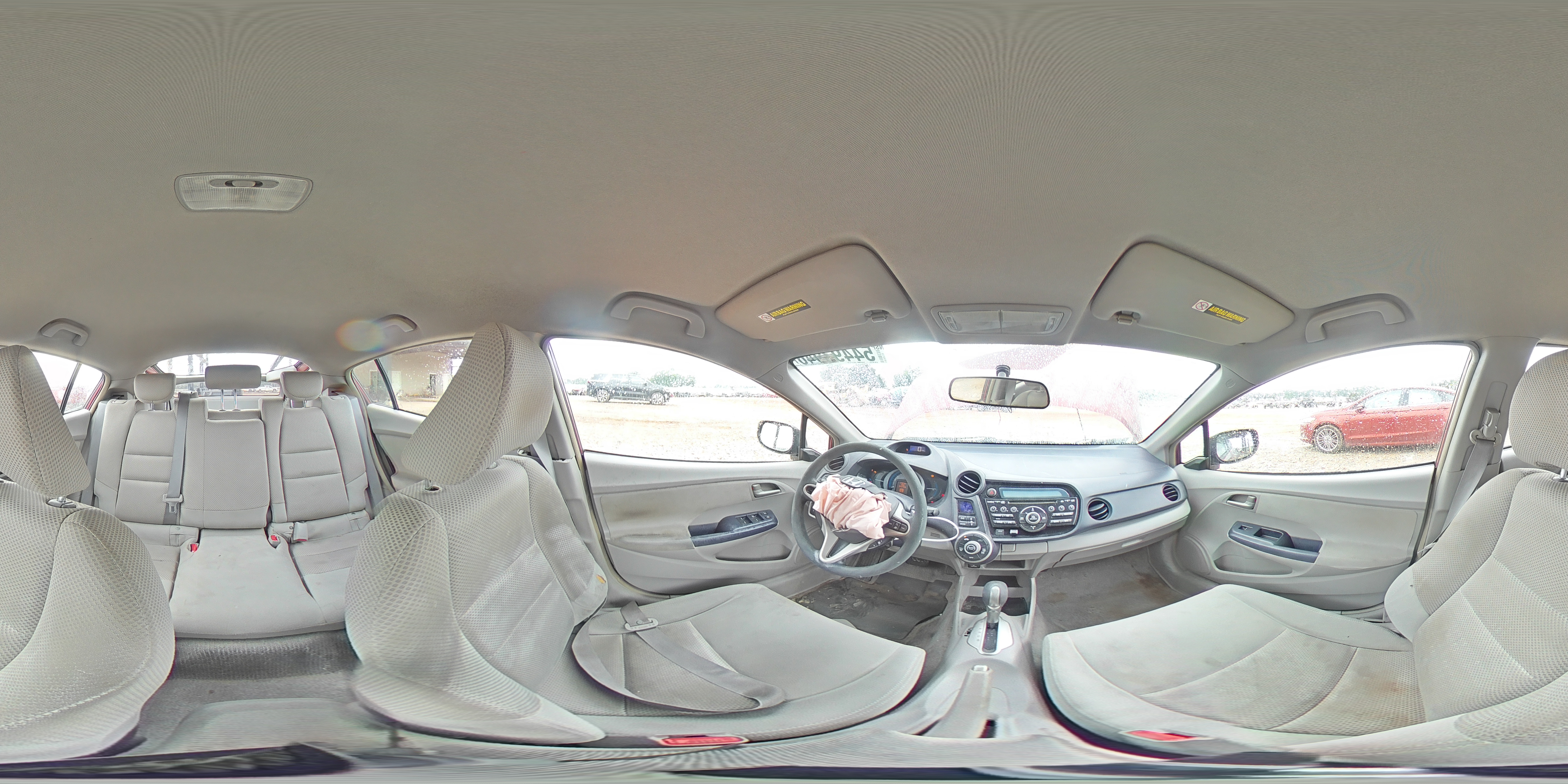 2010 Honda Insight Ex Red vin: JHMZE2H71AS028142