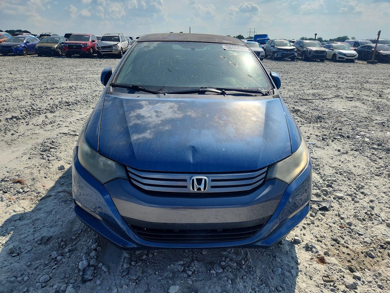 2010 Honda Insight Ex Blue vin: JHMZE2H71AS039092