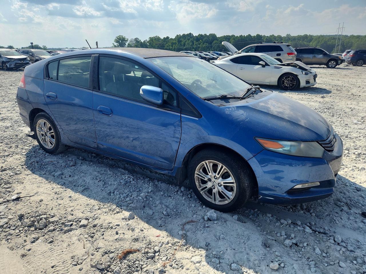 2010 Honda Insight Ex Blue vin: JHMZE2H71AS039092