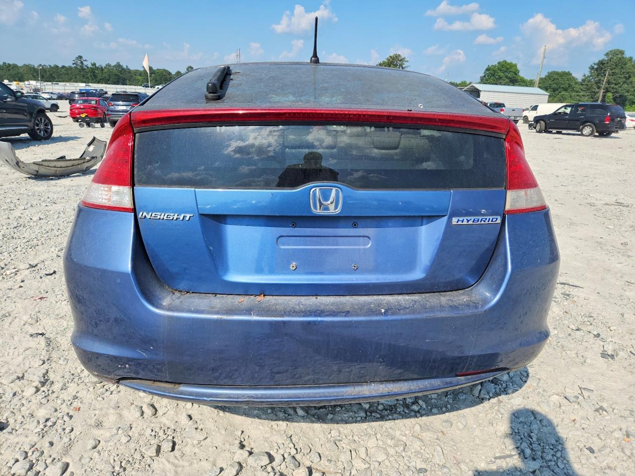 2010 Honda Insight Ex Blue vin: JHMZE2H71AS039092