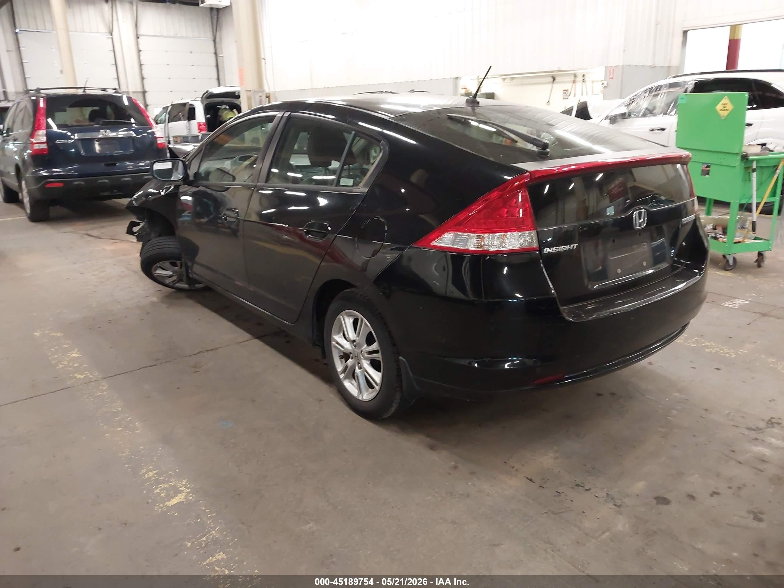 2010 Honda Insight Ex Black vin: JHMZE2H71AS039450