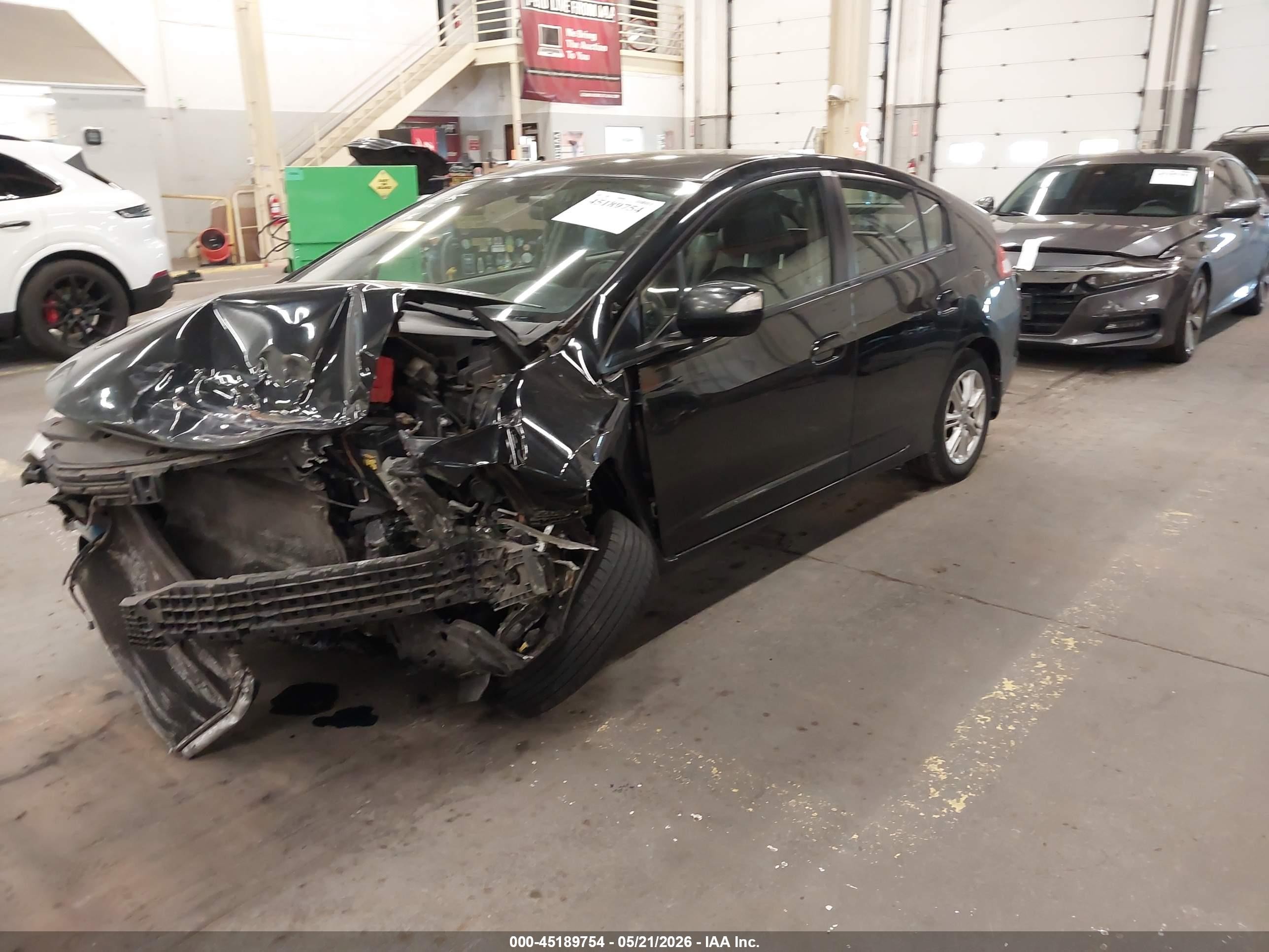2010 Honda Insight Ex Black vin: JHMZE2H71AS039450