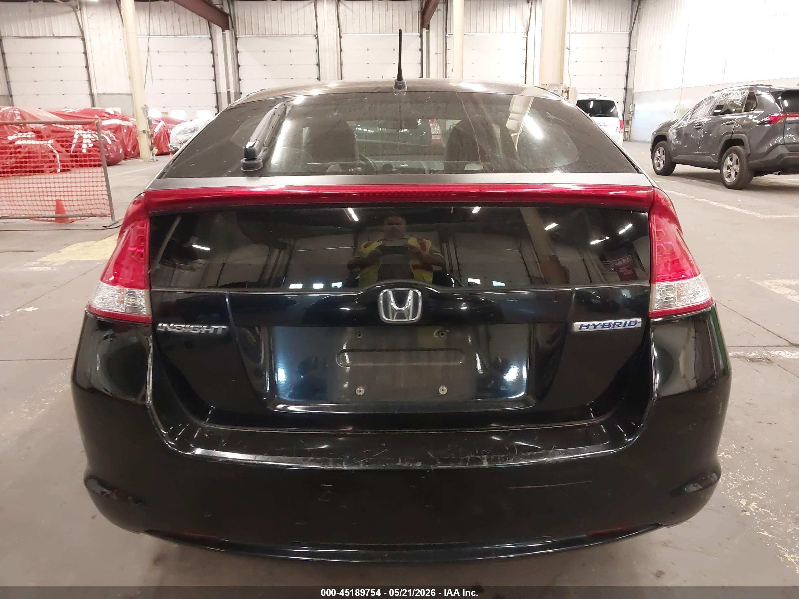 2010 Honda Insight Ex Black vin: JHMZE2H71AS039450