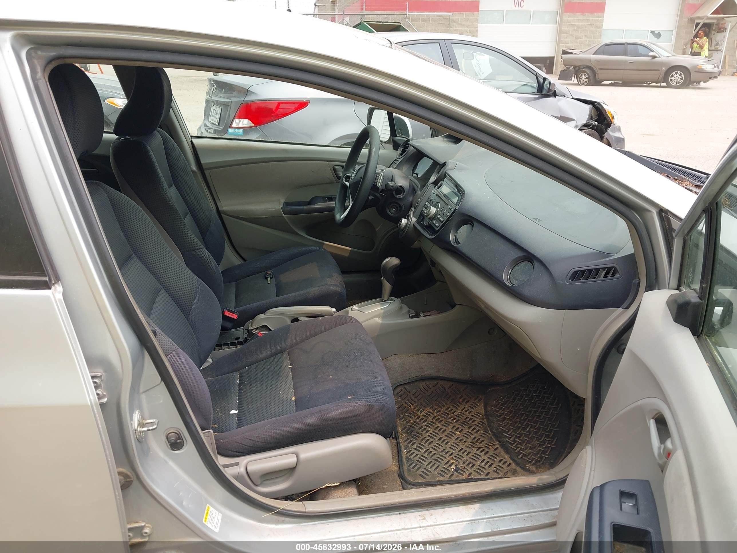 2010 Honda Insight Ex Silver vin: JHMZE2H71AS042042