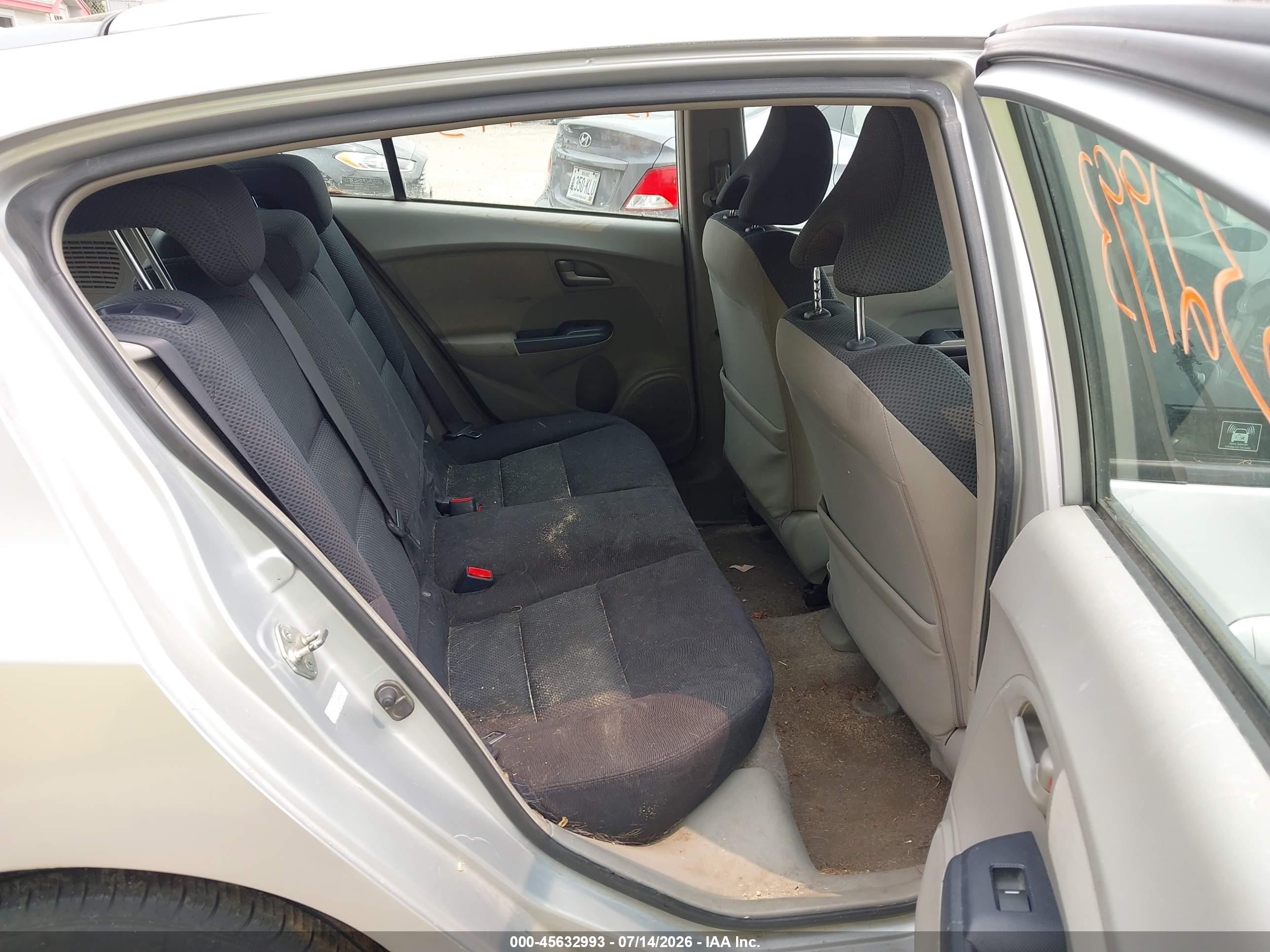 2010 Honda Insight Ex Silver vin: JHMZE2H71AS042042