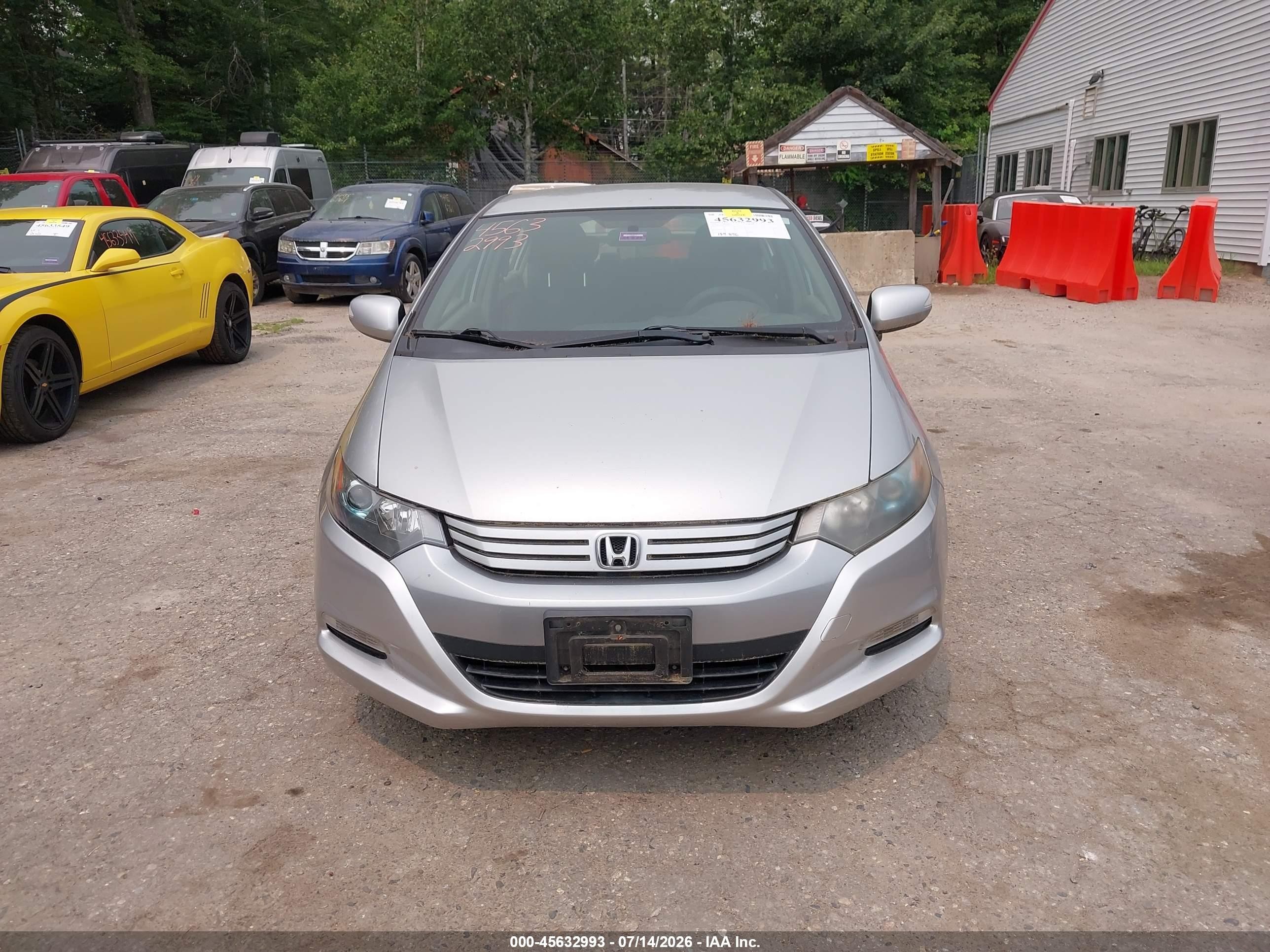 2010 Honda Insight Ex Silver vin: JHMZE2H71AS042042