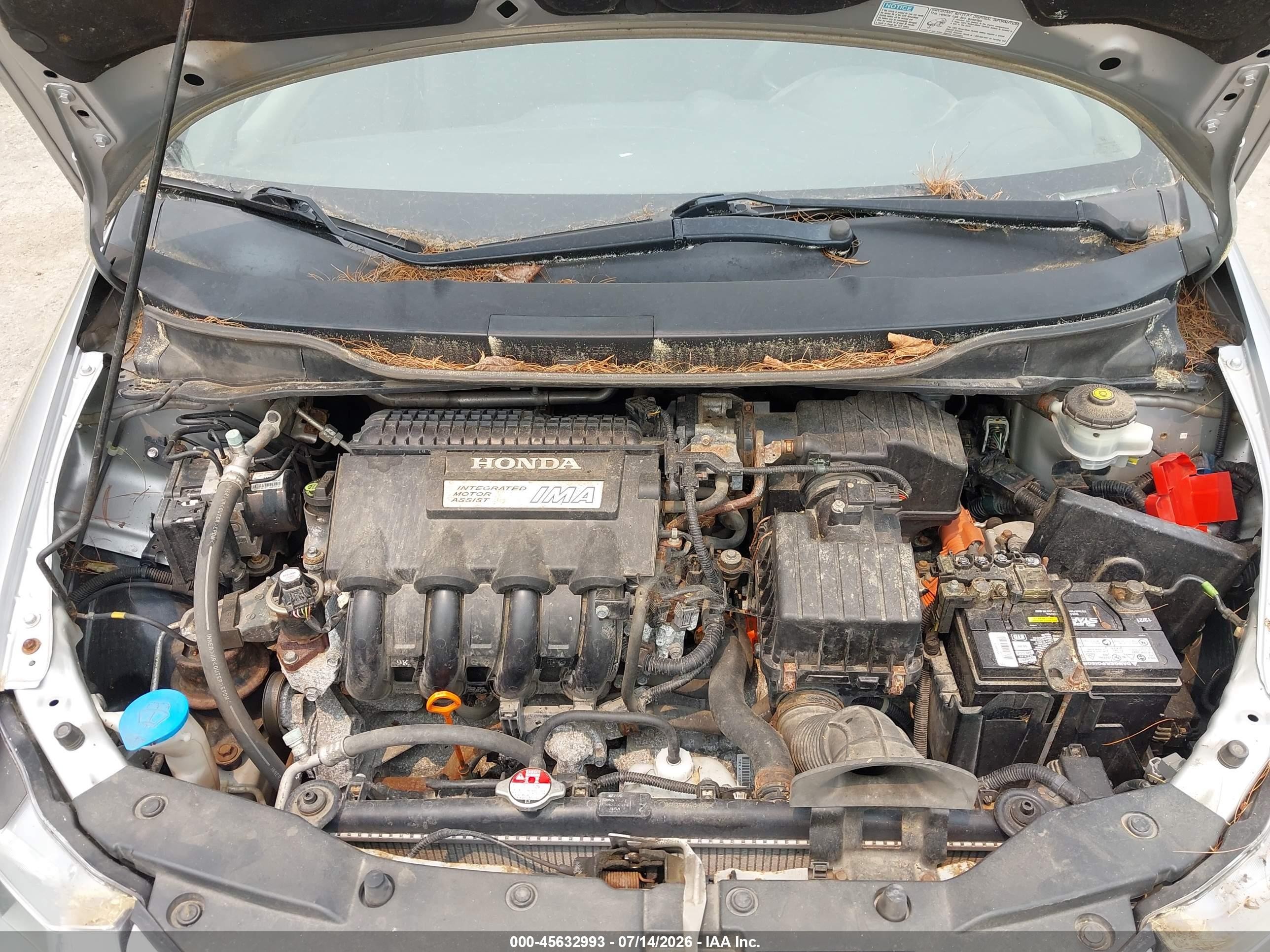 2010 Honda Insight Ex Silver vin: JHMZE2H71AS042042