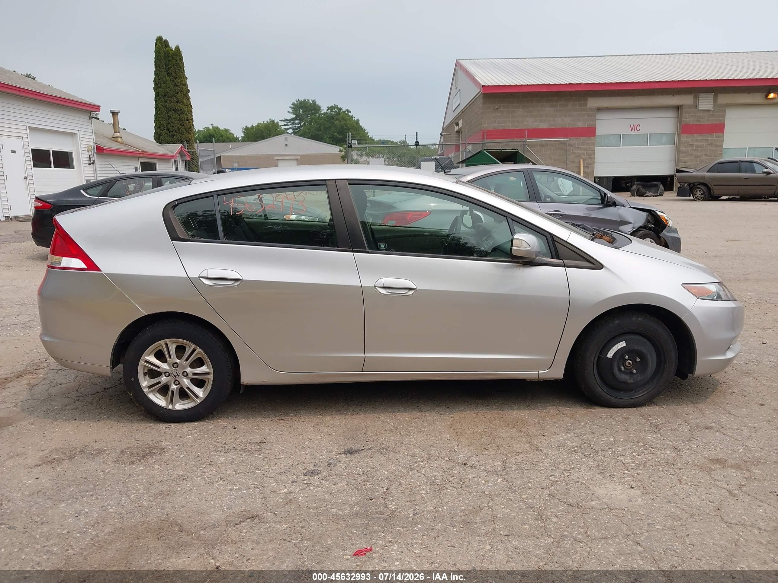 2010 Honda Insight Ex Silver vin: JHMZE2H71AS042042
