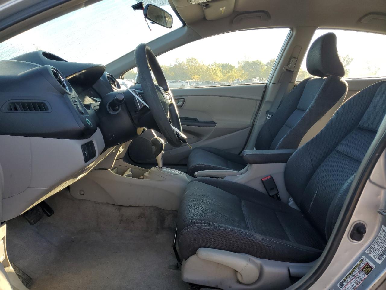 2011 Honda Insight Ex Silver vin: JHMZE2H71BS011732