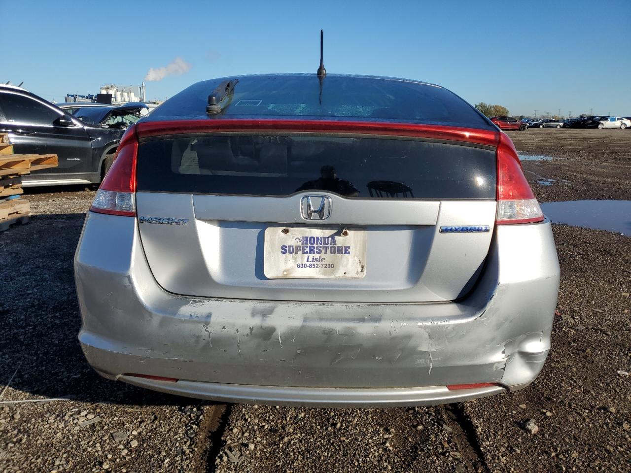 2011 Honda Insight Ex Silver vin: JHMZE2H71BS011732