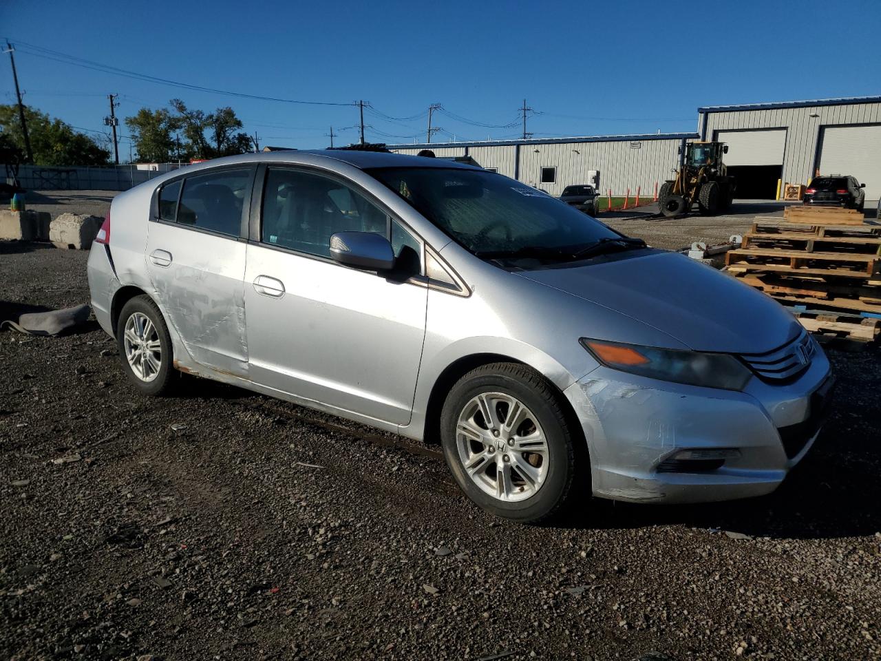 2011 Honda Insight Ex Silver vin: JHMZE2H71BS011732