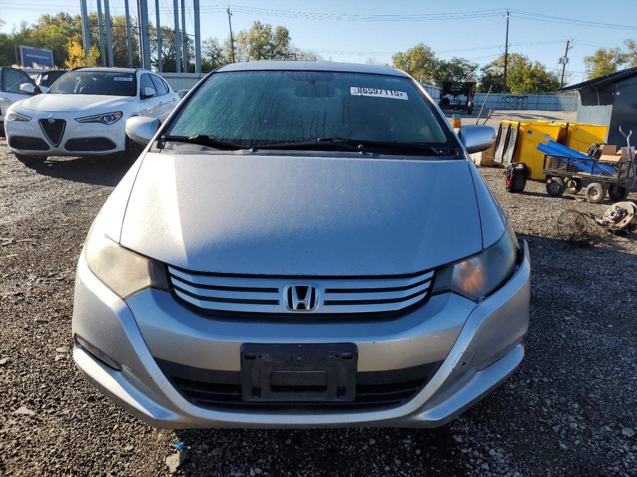 2011 Honda Insight Ex Silver vin: JHMZE2H71BS011732