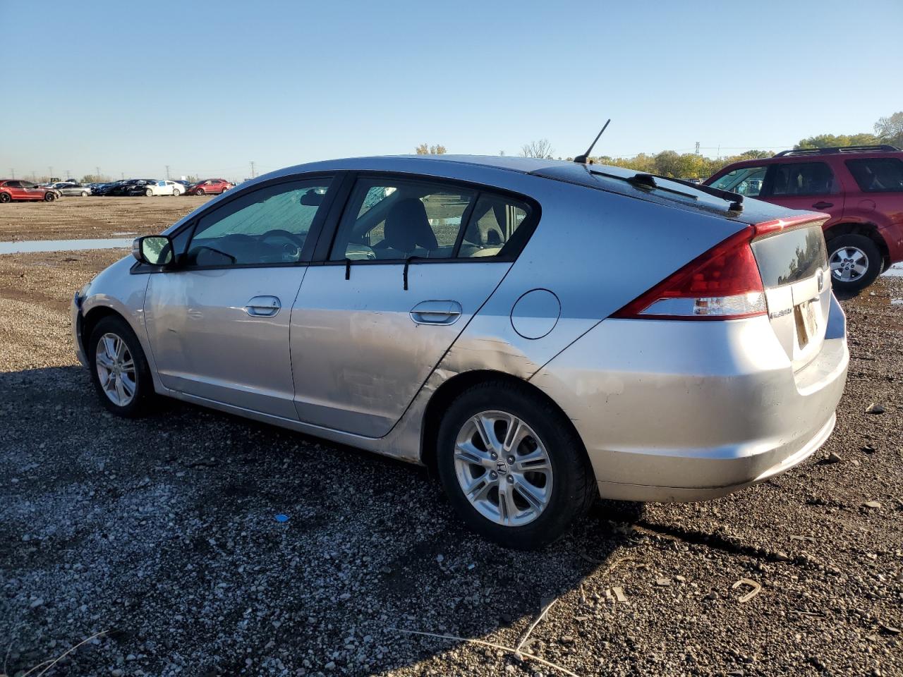 2011 Honda Insight Ex Silver vin: JHMZE2H71BS011732