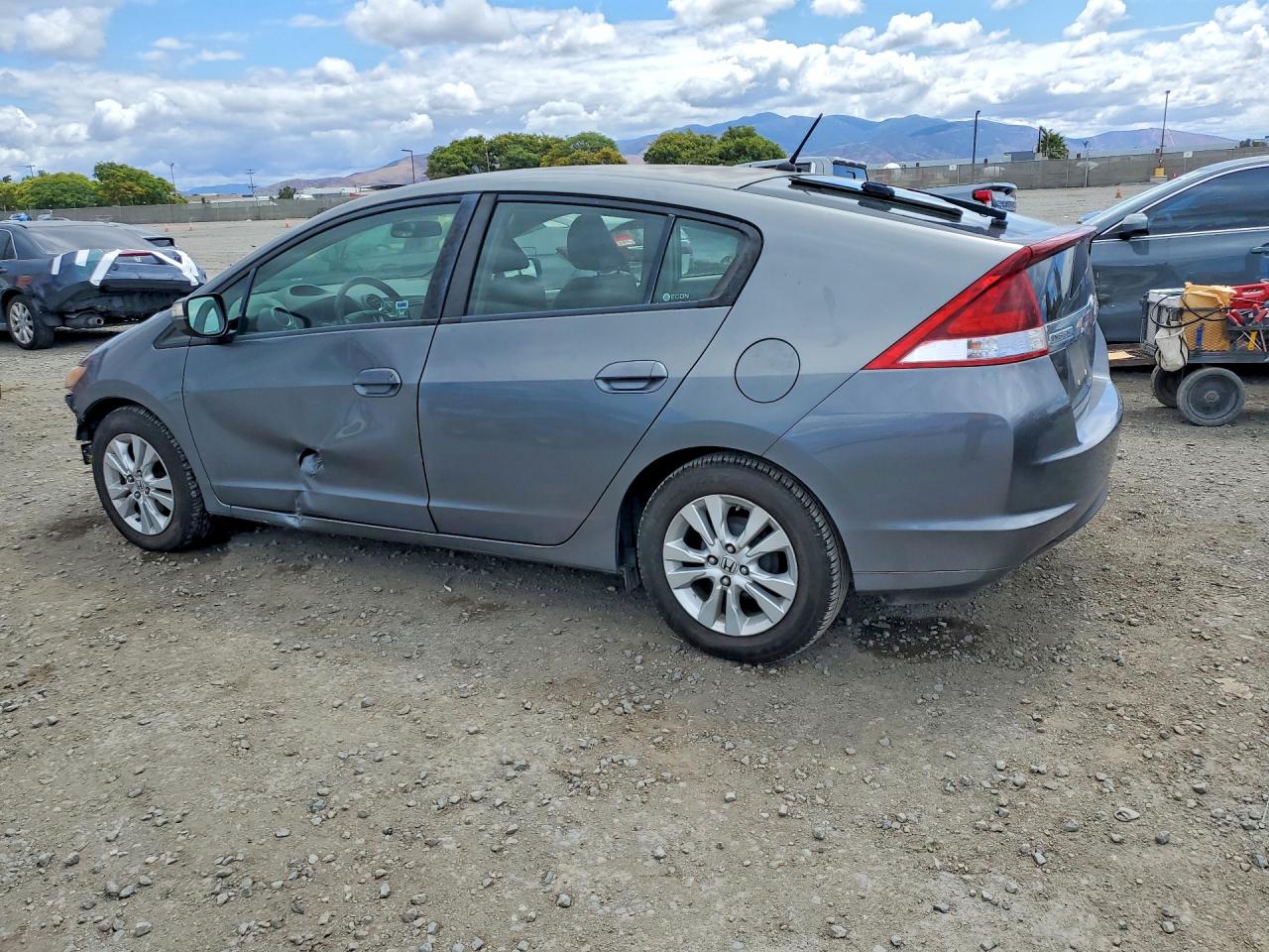 2012 Honda Insight Ex Gray vin: JHMZE2H71CS000523