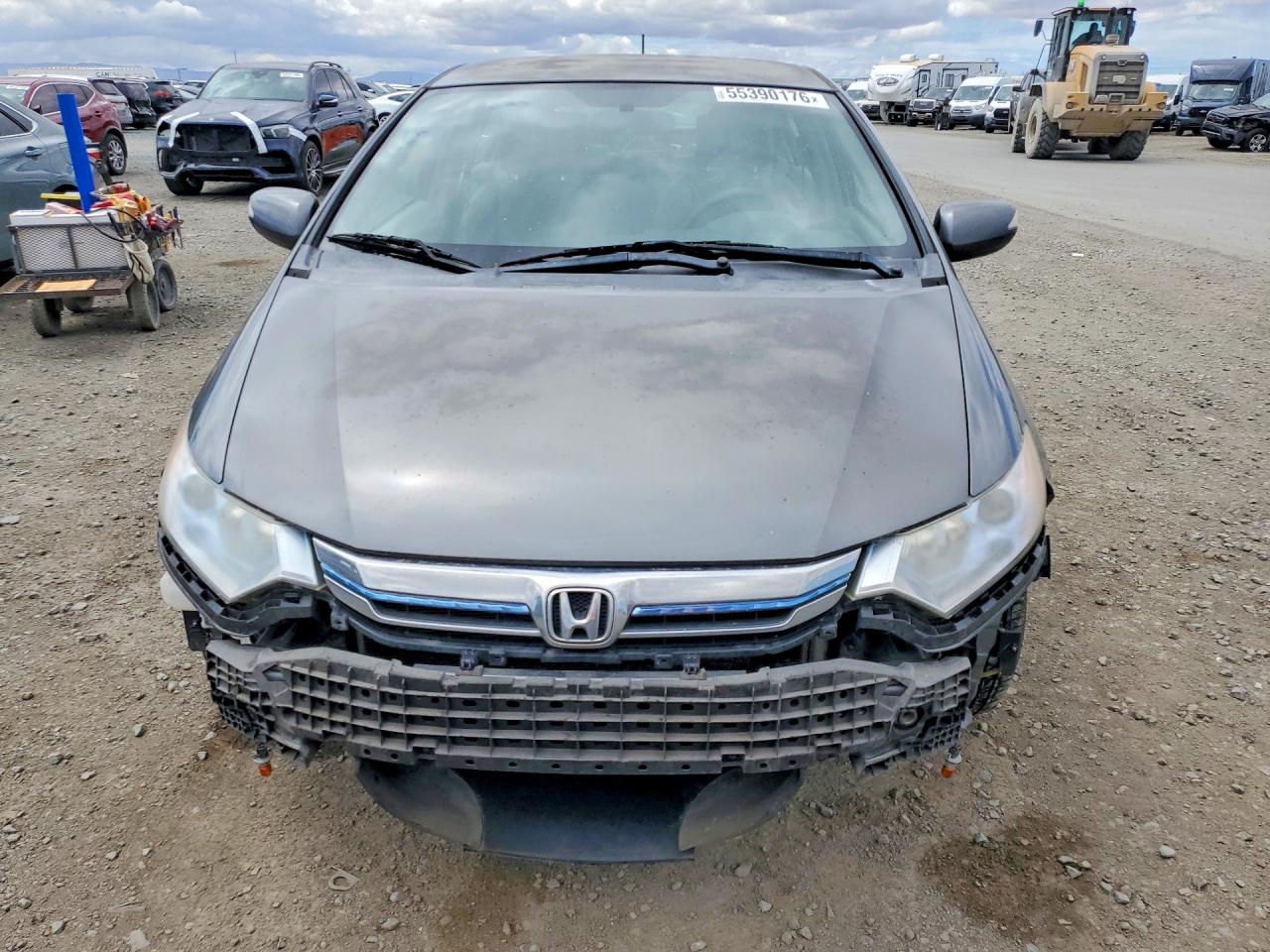 2012 Honda Insight Ex Gray vin: JHMZE2H71CS000523
