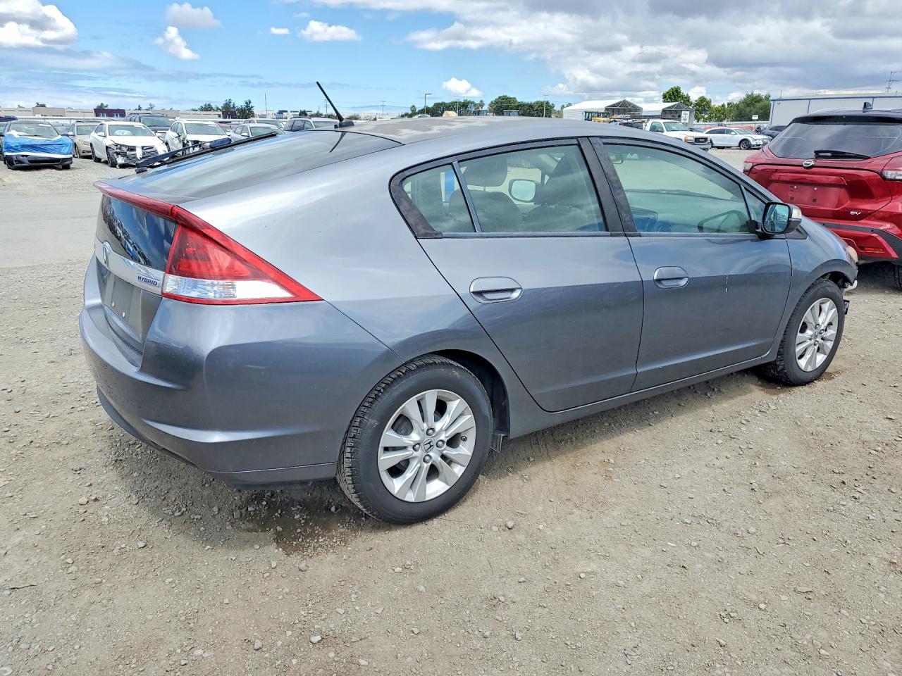 2012 Honda Insight Ex Gray vin: JHMZE2H71CS000523