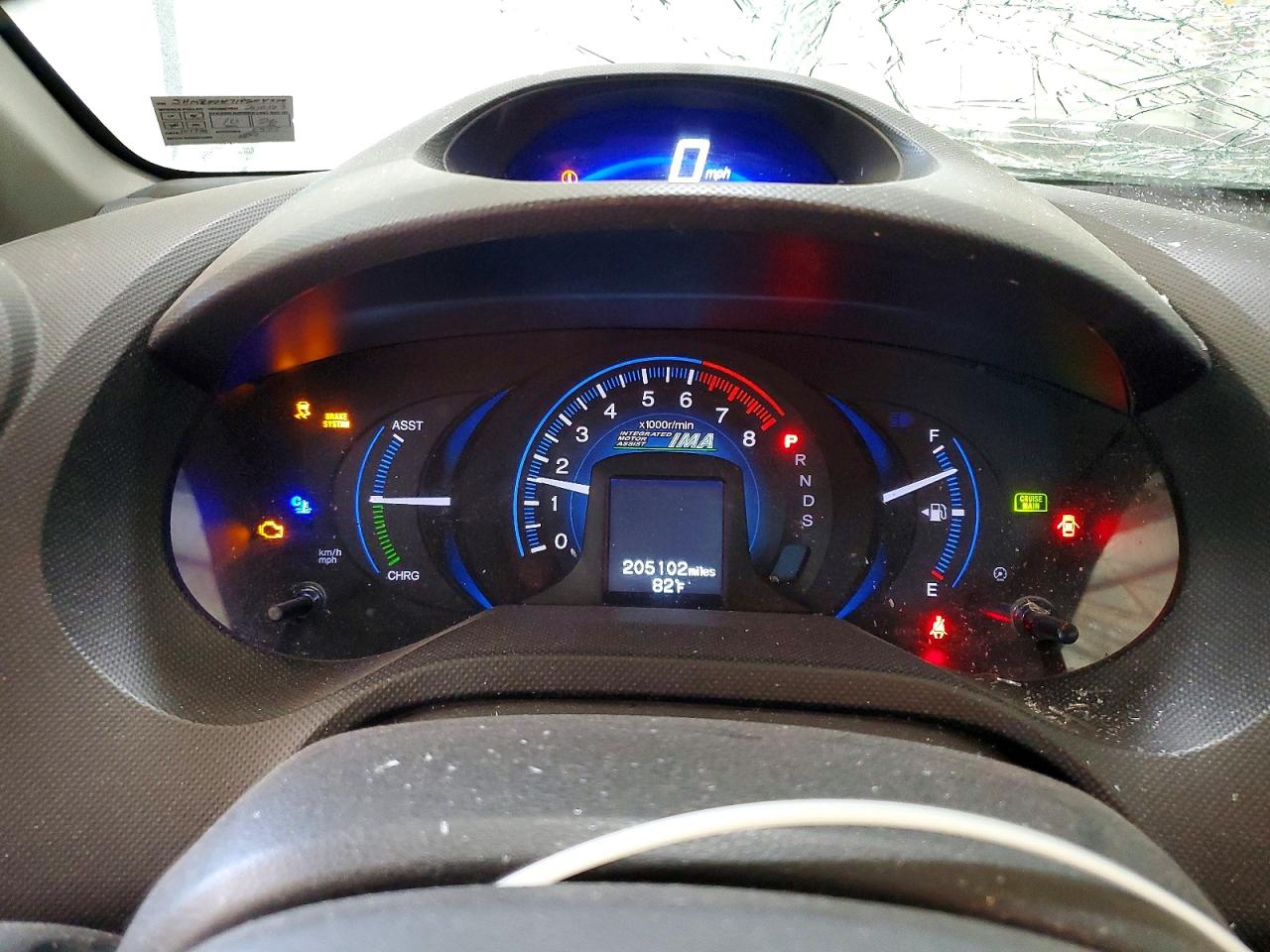 2013 Honda Insight Ex Silver vin: JHMZE2H71DS004329