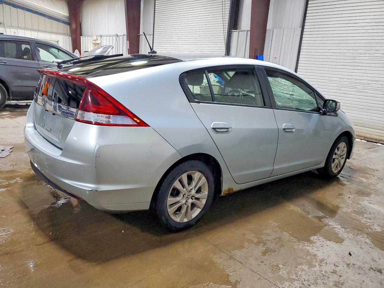 2013 Honda Insight Ex Silver vin: JHMZE2H71DS004329