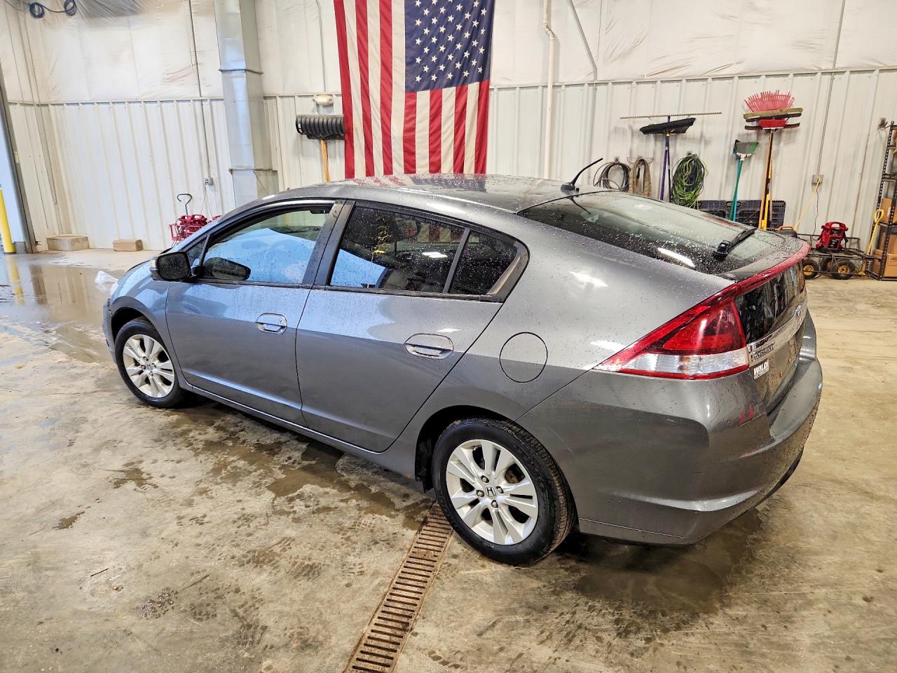 2013 Honda Insight Ex Gray vin: JHMZE2H71DS004900