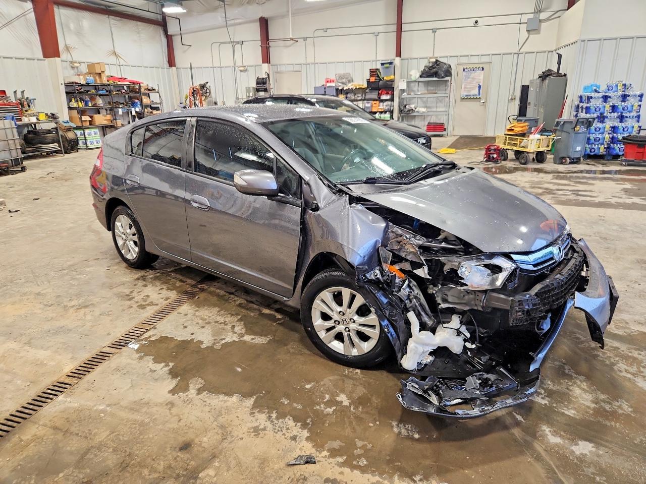 2013 Honda Insight Ex Gray vin: JHMZE2H71DS004900