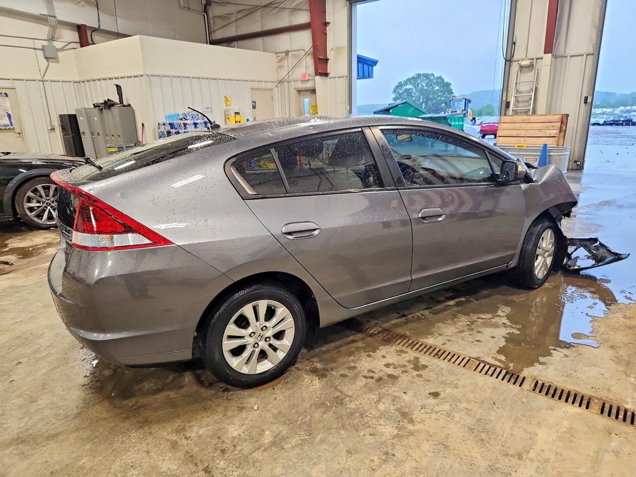 2013 Honda Insight Ex Gray vin: JHMZE2H71DS004900