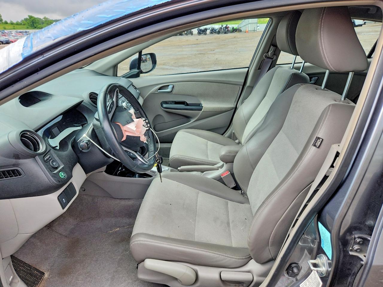 2013 Honda Insight Ex Gray vin: JHMZE2H71DS004900