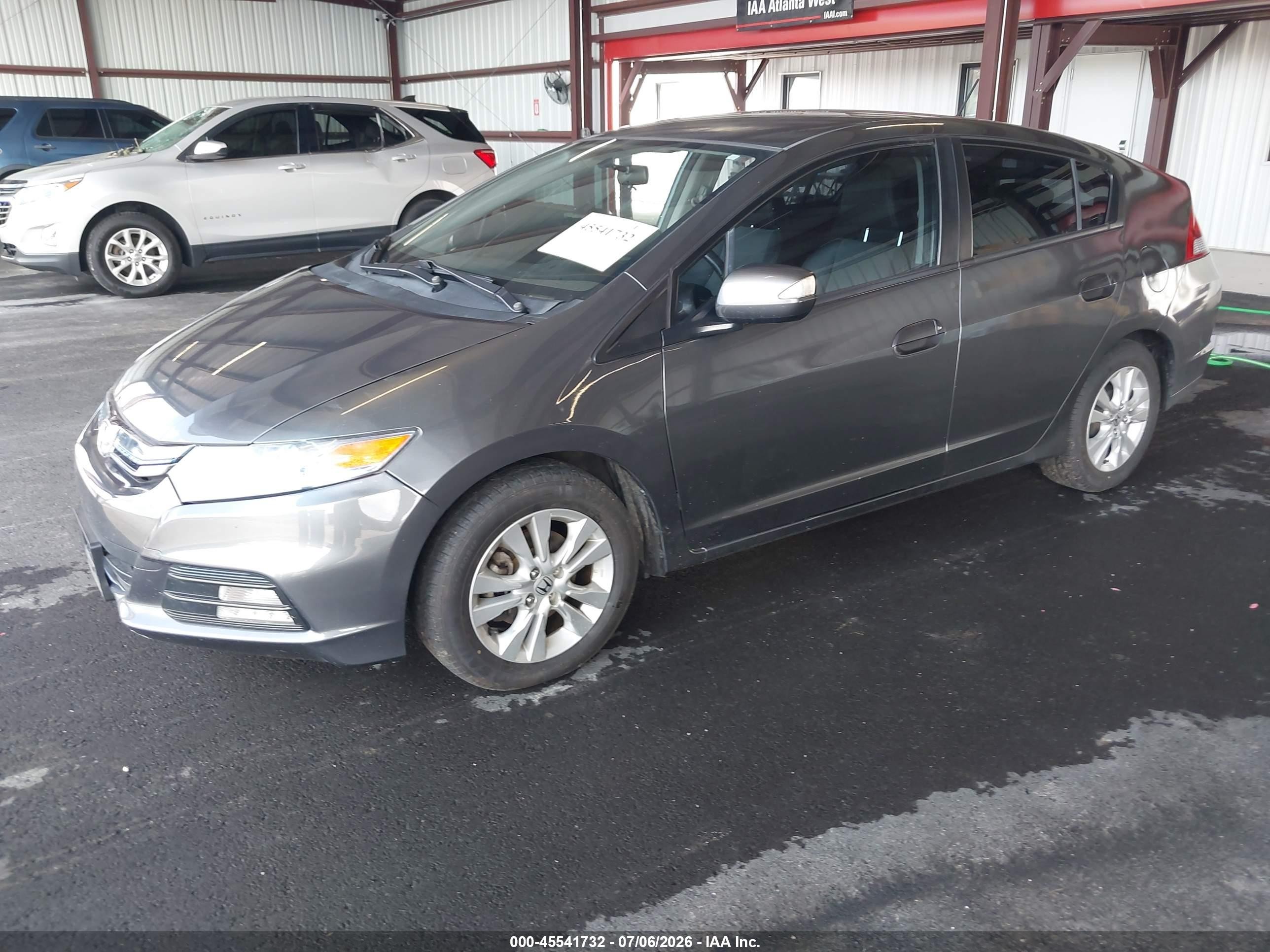 2013 Honda Insight Ex Gray vin: JHMZE2H71DS006436