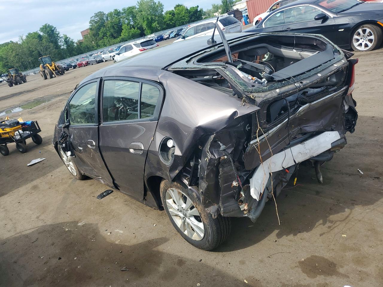 2014 Honda Insight Ex Brown vin: JHMZE2H71ES000718