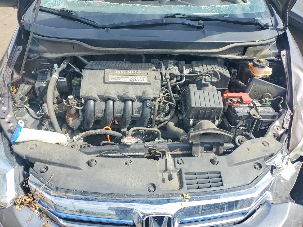 2014 Honda Insight Ex Brown vin: JHMZE2H71ES000718