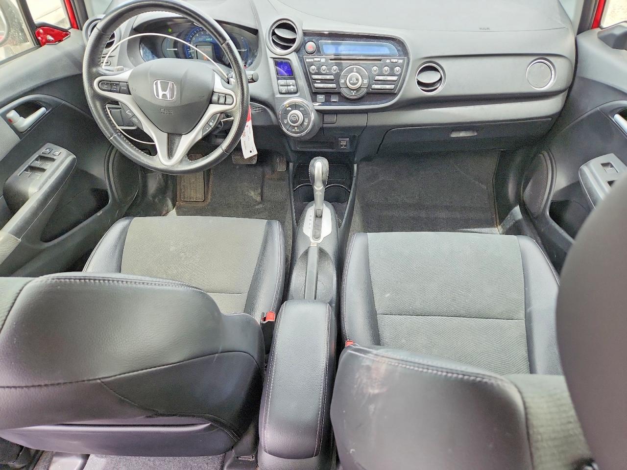 2014 Honda Insight Ex Red vin: JHMZE2H71ES002128