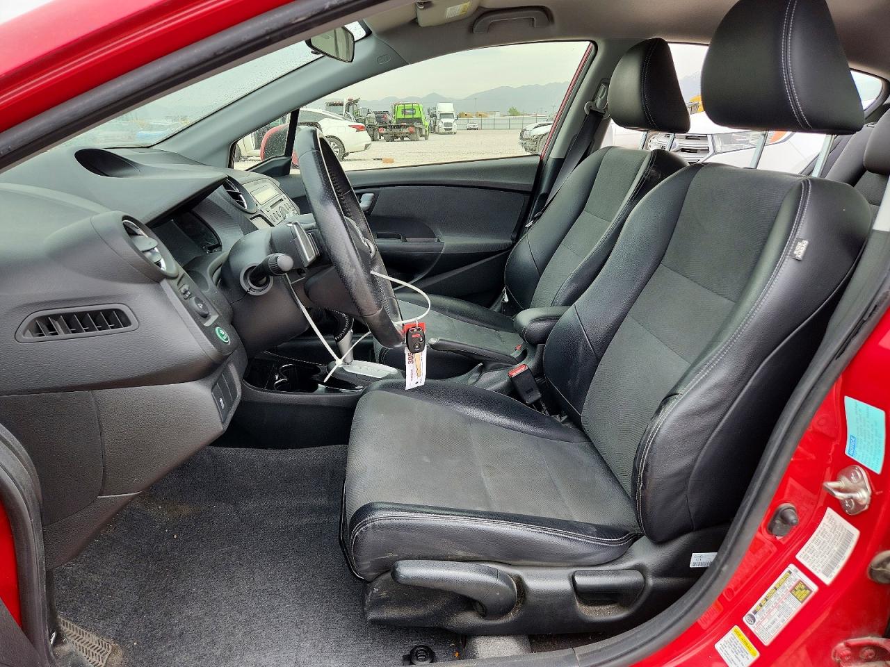 2014 Honda Insight Ex Red vin: JHMZE2H71ES002128